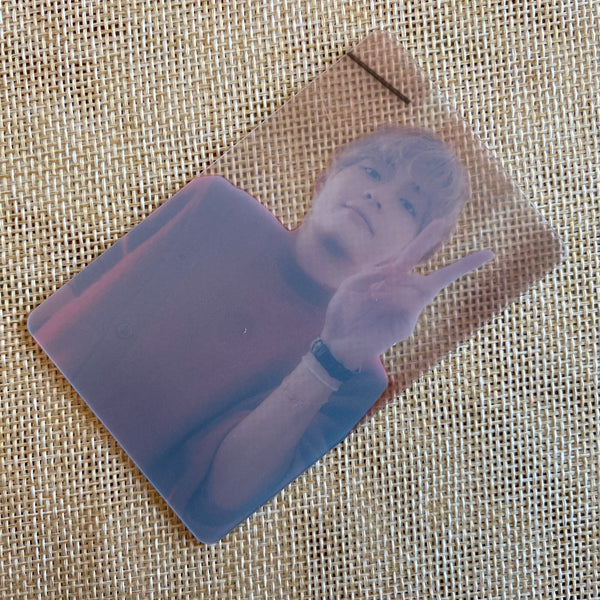 BTS V [ Layover ] Official PVC Transparent Photocard, Weverse POB / New / Gift