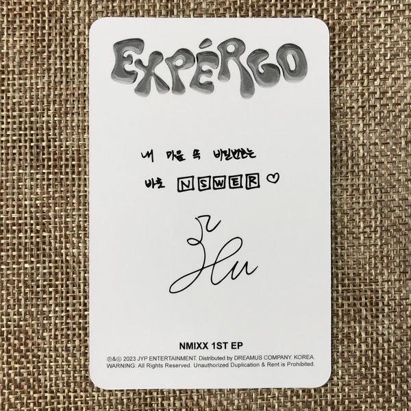 NMIXX HAEWON [ EXPERGO ] Official Photocard, 1st EP A Ver / New / Gift