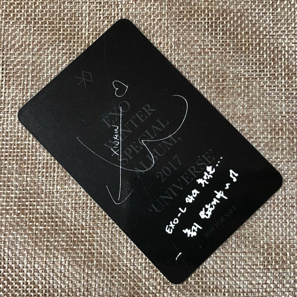 EXO XIUMIN [2017 Winter Special Universe] Official Photocard / New, Rare / Gift