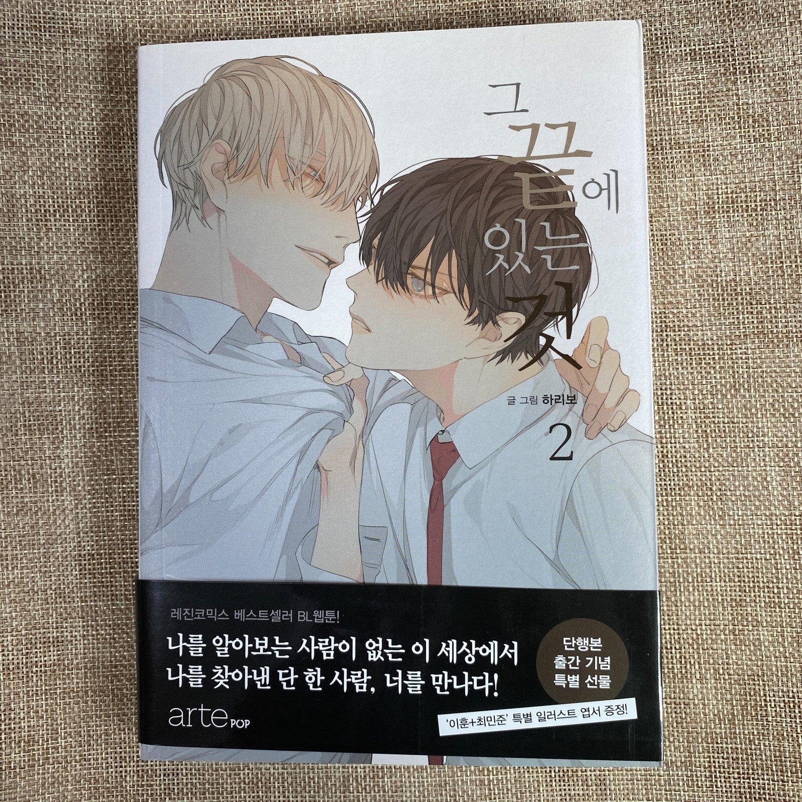 At the End of the Road Vol.2 1st Edition w/ Obi / Korean Webtoon / Excellent / N