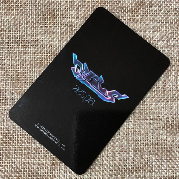 AESPA GISELLE [ Girls ] Official Photocard, SM Invitation Benefit / New / Gift