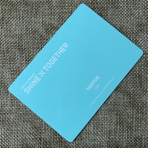 TXT TAEHYUN 6/8 [2021 Shine Together Fanlive] Official Mini Photocard / Gift