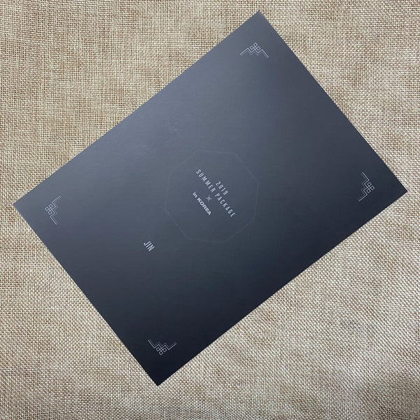 BTS JIN [ 2019 Summer Package ] Mini Poster Photocard / New, Rare / Gift