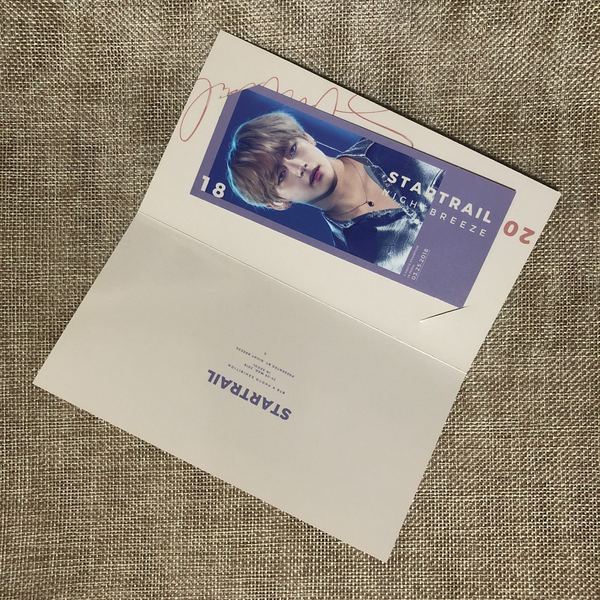 BTS V Taehyug [ STARTRAIL Exhibition ] Official Photo Ticket / New, Rare/ Gift