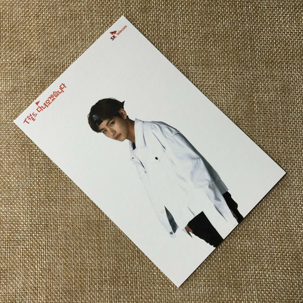 BTS V [ SKT ] Official Postcard Photocard Limited / New, Rare / Gift