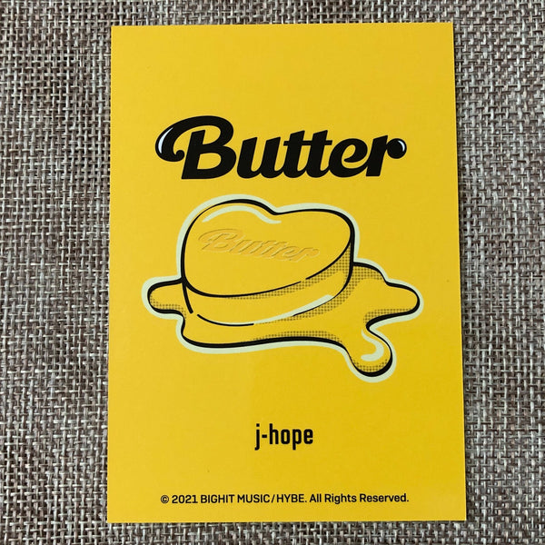 BTS J-HOPE [ Butter Weverse Cardigan ] Official Photocard / New / Gift