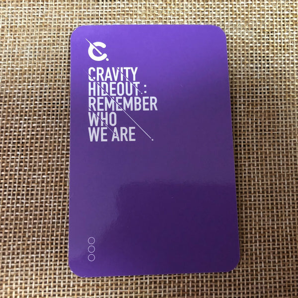 CRAVITY TAEYOUNG [HIDEOUT : Remember Who We Are] Official Photocard / New / Gift