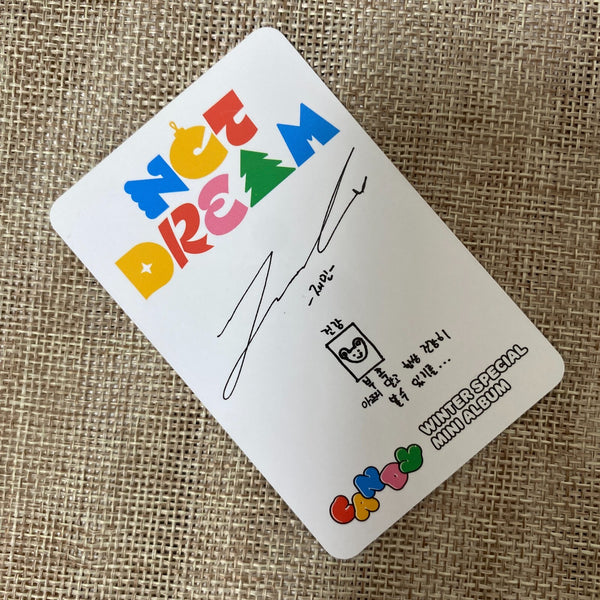 NCT DREAM JAEMIN [Winter Special Candy] Official Photocard, SMini Ver. / Gift