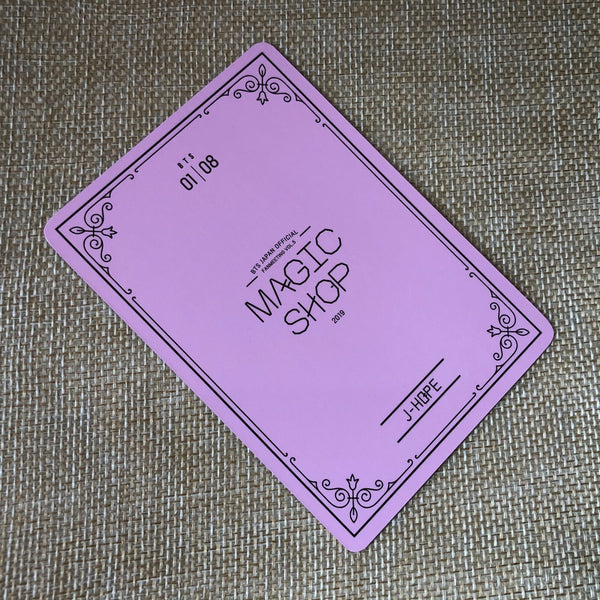 BTS J-HOPE 1/8 [2019 MAGIC SHOP Fan Meeting Japan] Official Photocard / Gift