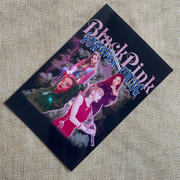 BLACKPINK GROUP #2 [4+1 5th Anniversary Pop-up Store] 4x6 Photo / New, Rare /+G