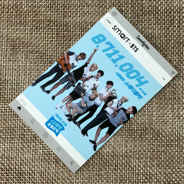 BTS GROUP #9 [ BTS X Smart Uniform ] Official Photocard / New, Rare / Gift
