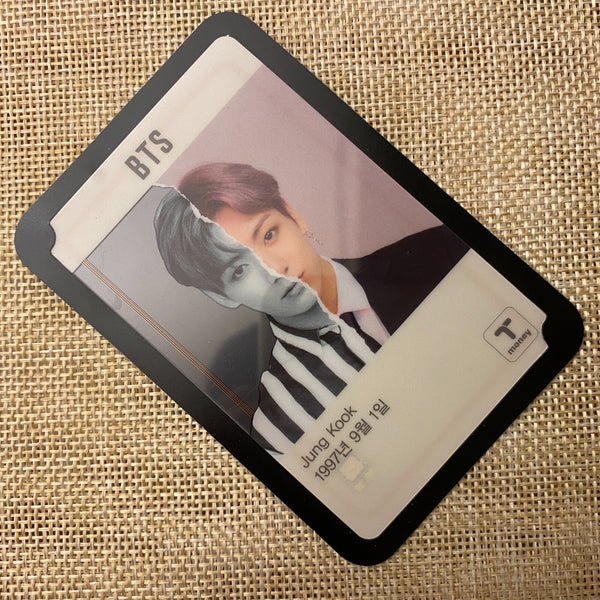 BTS JUNGKOOK #1 [ 2019 CU T-Money Transparent ] Official Photocard / New / Gift