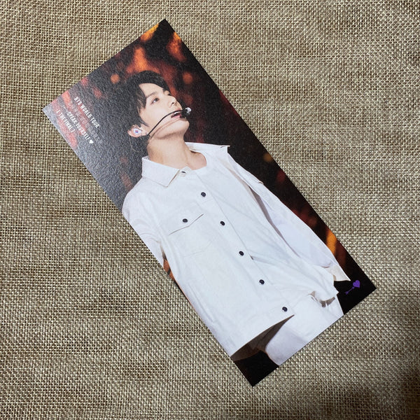 BTS JUNGKOOK [Speak Yourself Seoul The Final DVD] Official Bookmark / New, Rare