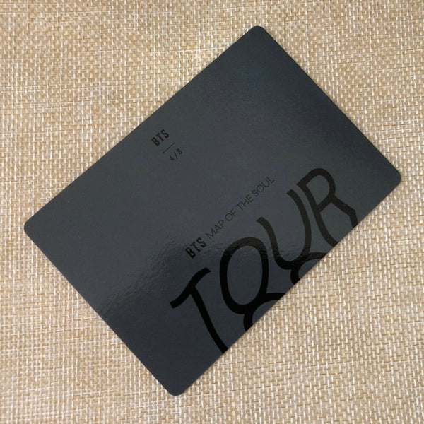 BTS V JIN JIMIN 4/8 [Map Of The Soul Tour] Official Mini Photocard / New / Gift