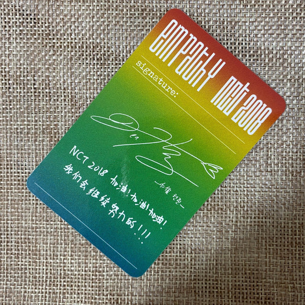 NCT 2018 RENJUN [EMPATHY] Official Photocard, Dream Ver, 1st Album / New / Gift