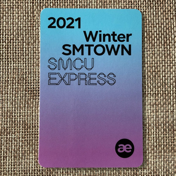 AESPA NINGNING [2021 Winter SMTOWN SMCU Express] Official Pass Photocard / Gift
