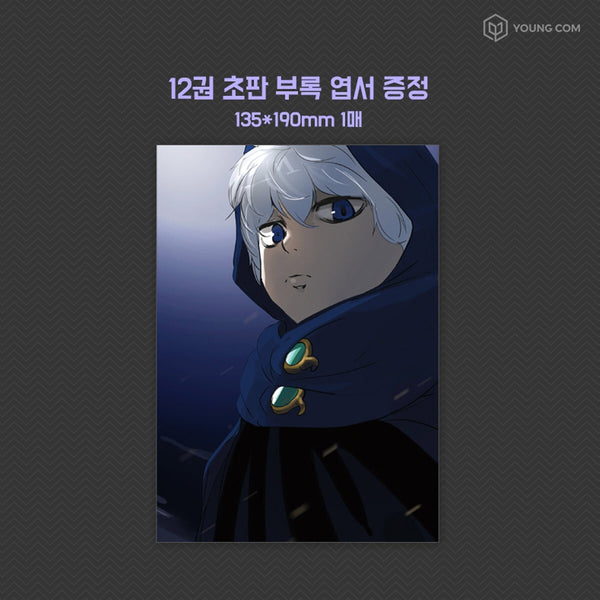 Tower of God Vol. 12 1st Ed + 1 Postcard / Korean Line Webtoon Comics Book / New