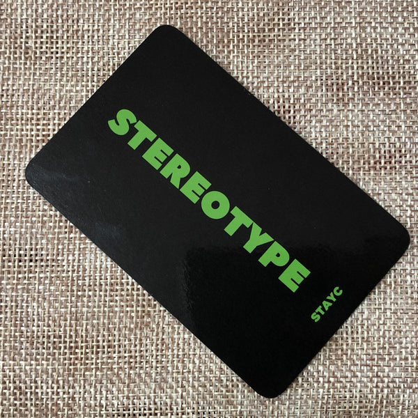 STAYC YOON [ STEREOTYPE ] Official Photocard, 2nd Album / New / Gift