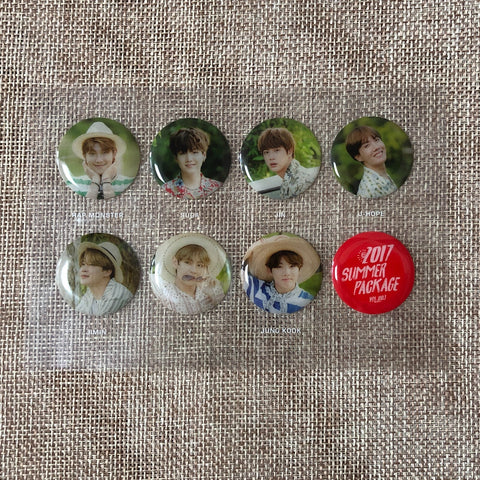 BTS GROUP [ 2017 Summer Package ] Face Photo Sticker / New / Gift