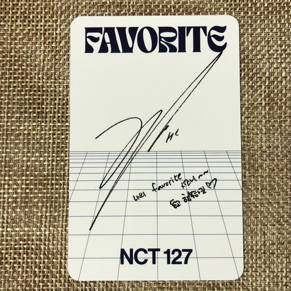 NCT 127 HAECHAN [FAVORITE] Official Photocard, 3rd Repackage CATHARSIS / Gift