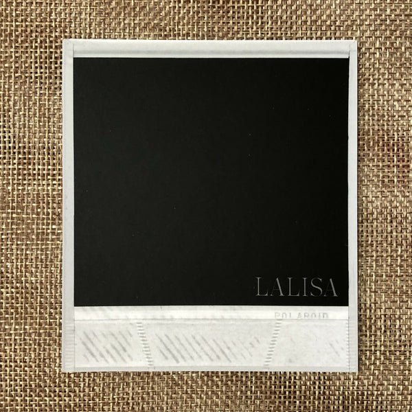 BLACKPINK LISA #2 [ LALISA ] Official Polaroid Photocard, Black Ver / New / Gift