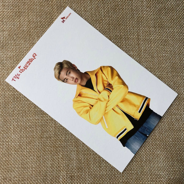 BTS RM [ SKT ] Official Postcard Photocard, Limited / New, Rare / Gift