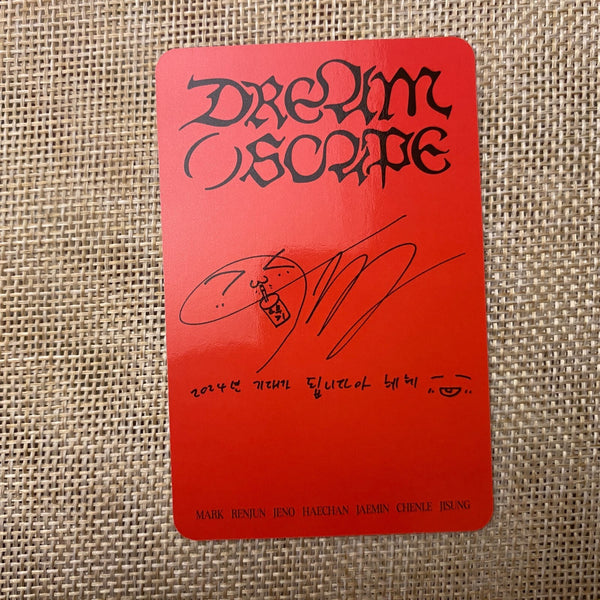NCT DREAM JISUNG [ () Scape ] Official Photocard, SMini Ver / New, Rare / Gift