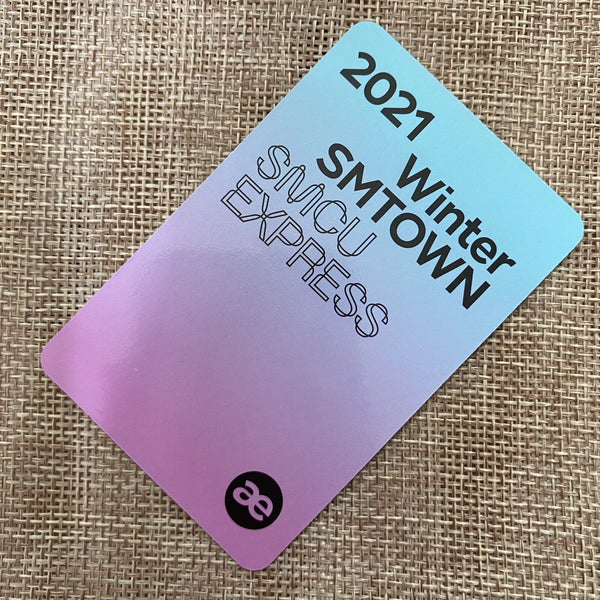 AESPA WINTER [2021 Winter SMTOWN SMCU Express] Official Pass Photocard / Gift