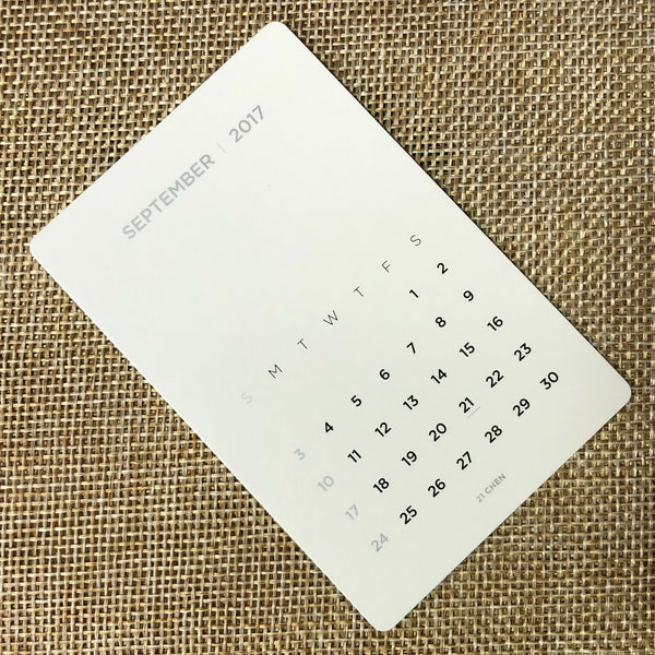 EXO CHANYEOL [2017 Season's Greetings] Official Mini Calendar Photocard / Gift
