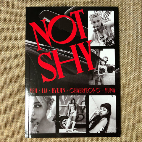 ITZY [ NOT SHY ] Official Album Photobook C Ver, Photobook + CD / New / Gift