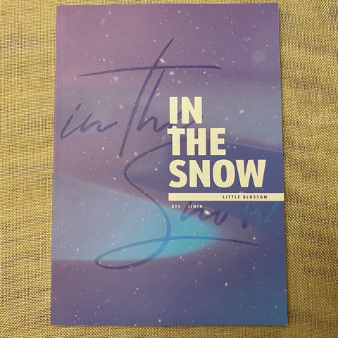 BTS JIMIN [IN THE SNOW Exhibition] Photobook Little Blossom, 44 pg 21x29cm /+G