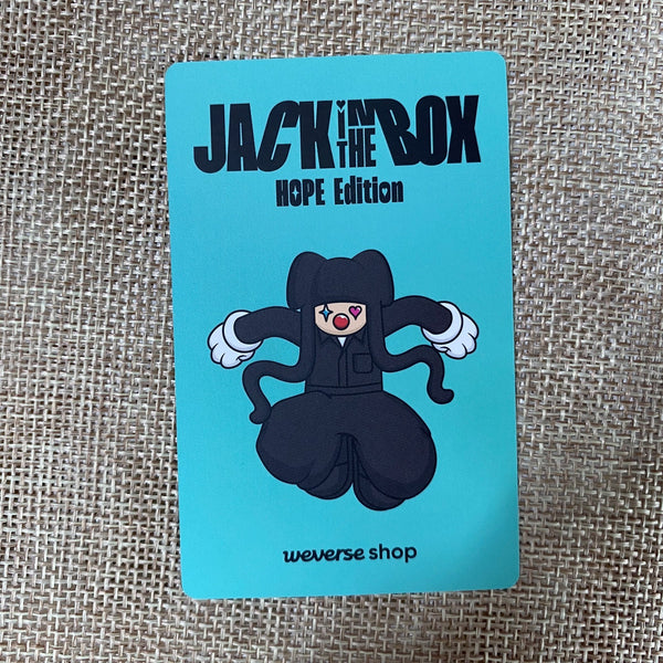 BTS J-HOPE #3 [JACK IN THE BOX] Official Photocard, Hope Edition  / New / +Gift
