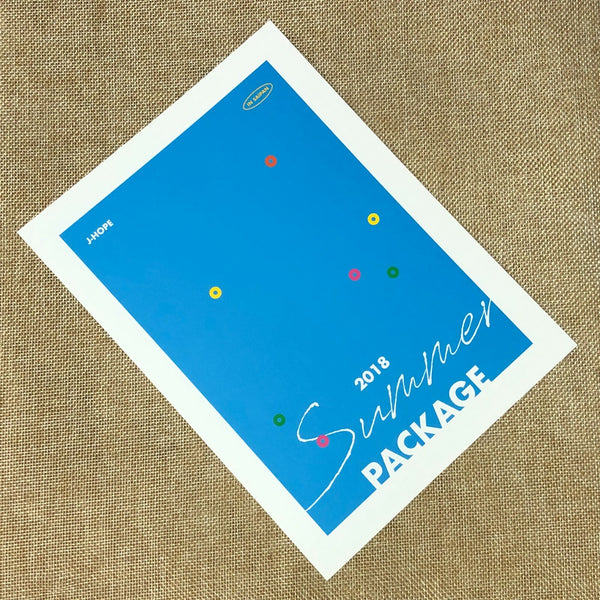 BTS J-HOPE [ Summer Package 2018 in Saipan ] Official Mini Poster / New / Gift