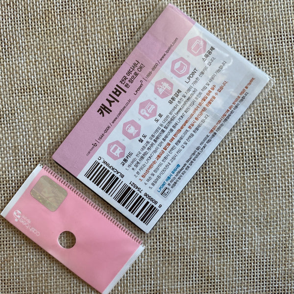 BLACKPINK GROUP [Transportation Cashbee] Official Limited Photocard / Rare /+G