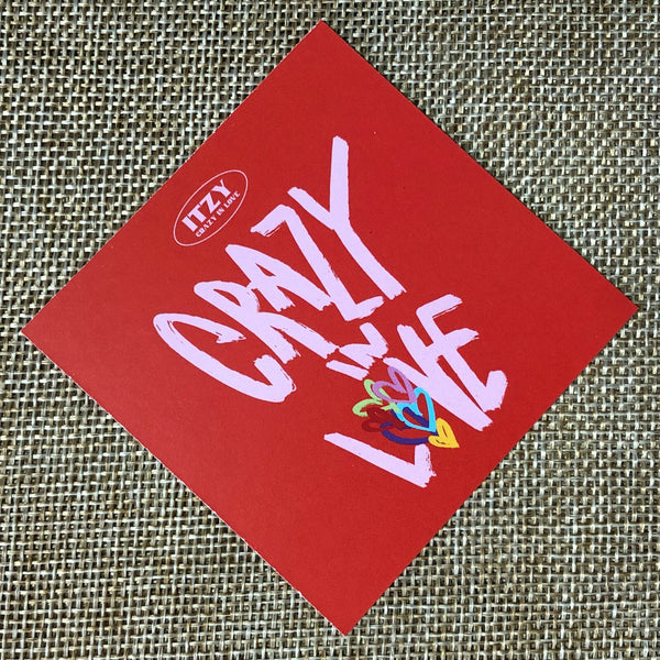 ITZY LIA #2 [ CRAZY IN LOVE ] Official Preorder Special Photocard / New / Gift