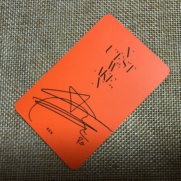 Nu'est W REN #2 [ WAKE, N ] Official Photocard / New, Rare / Gift