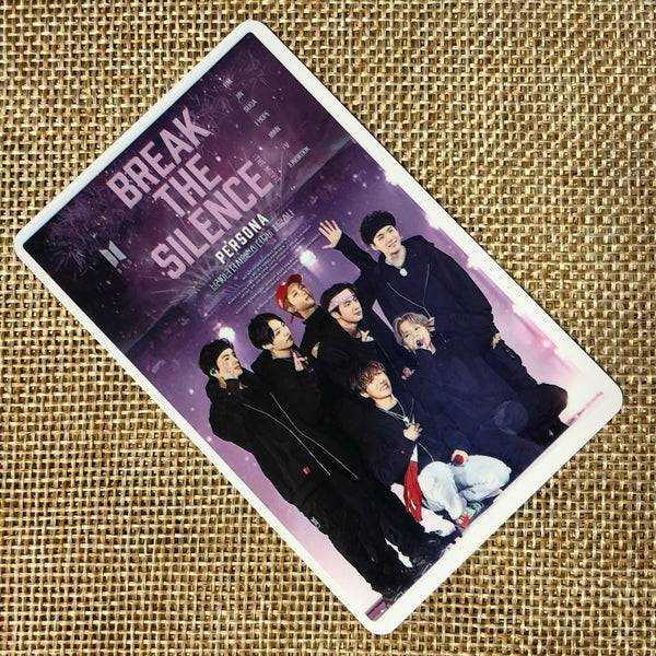 BTS GROUP #4 [Break The Silence Movie] Official Ticket Photocard Photo / Gift