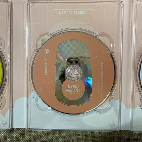 BTS [ 4th Muster Happy Ever After ] Official DVD (En, Ko, Ch) Set No PC/ Mint /G