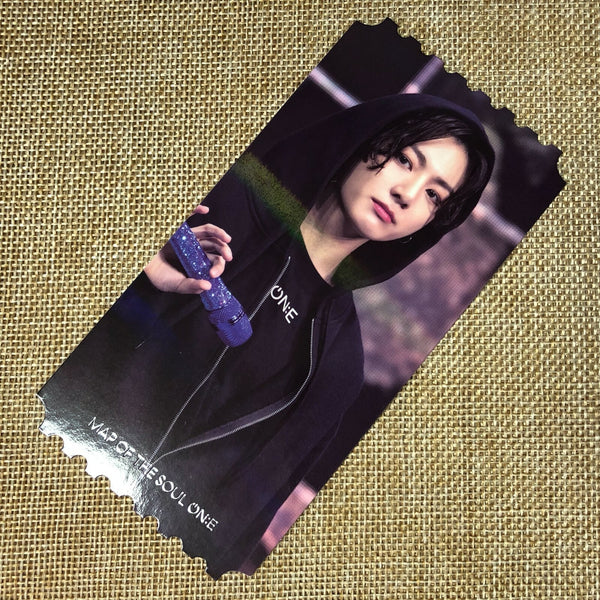 BTS JUNGKOOK [Map of the Soul ON:E DVD] Official Hologram Ticket Photocard /+G