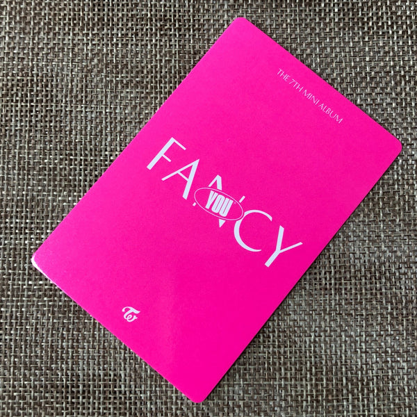TWICE GROUP [ FANCY YOU ] Official Pre-Order Photocard, B Ver. / New / Gift