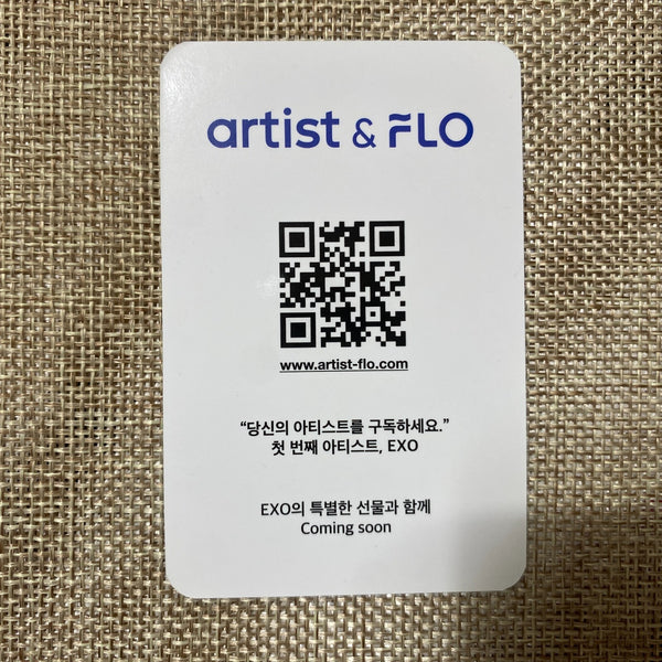 EXO SEHUN #1 [EXO FLO Promotional] Official Photocard, Limited / New, Rare /+G