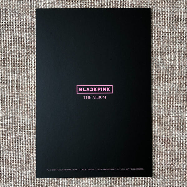 BLACKPINK JENNIE #1 [ THE ALBUM ] Official Postcard, 1st Full Album / New / Gift