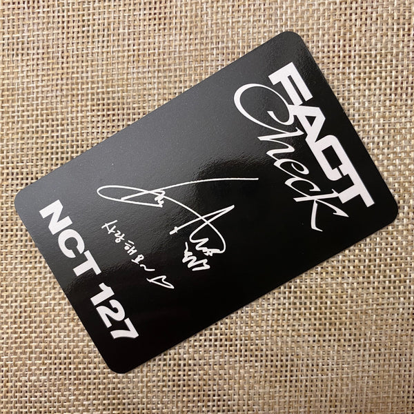 NCT 127 YUTA #1 [ Fact Check ] Official Photocard, QR Version / New, Rare / Gift