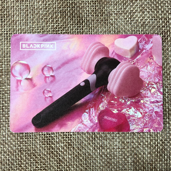 BLACKPINK JENNIE [Blink Lightstick Ver. 2] Official Limited Photocard / Gift