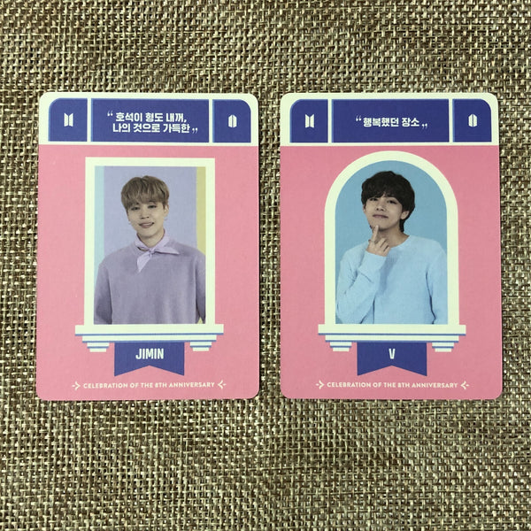 BTS [ FESTA D-Day Calendar 8th Anniversary ] Official Photocard Set / New / Gift