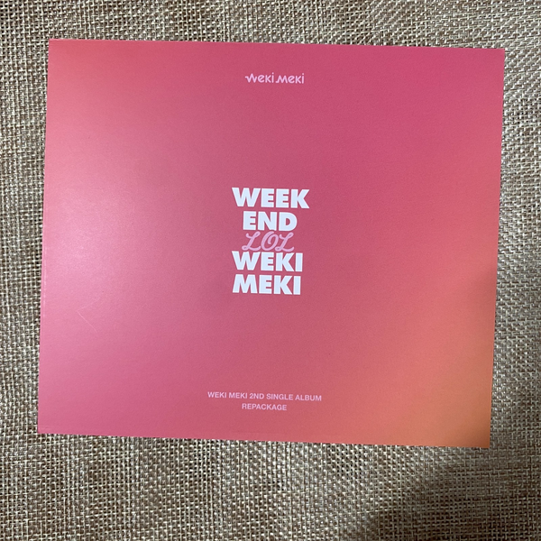 WEKI MEKI All Member SIGNED Promo Album Autographed Full Set [ WEEK END ] +Gift