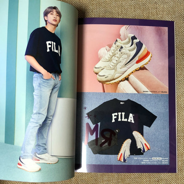 BTS GROUP [FILA 2020 Summer Collection] Official Photobook + Sicker / New / Gift