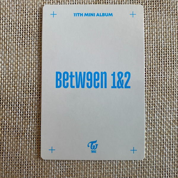 TWICE TZUYU [ Between 1&2 12 POB Preorder Official Photocard ] New / +Gift
