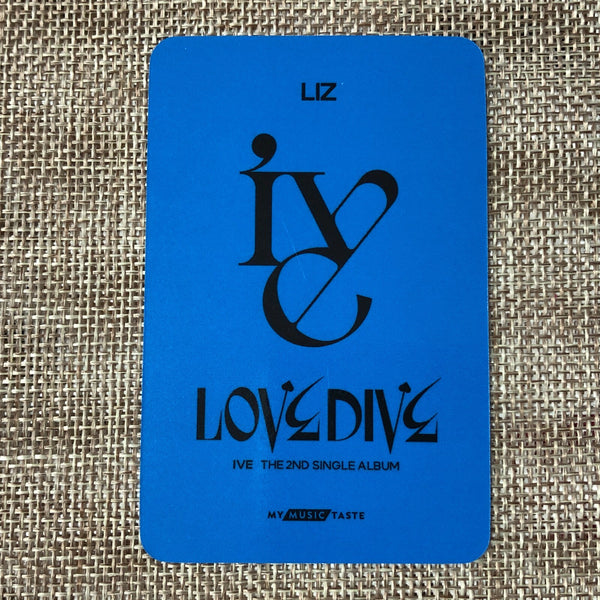IVE LIZ [ LOVE DIVE MMT MYMUSICTASTE ] Official Photocard / New / Gift