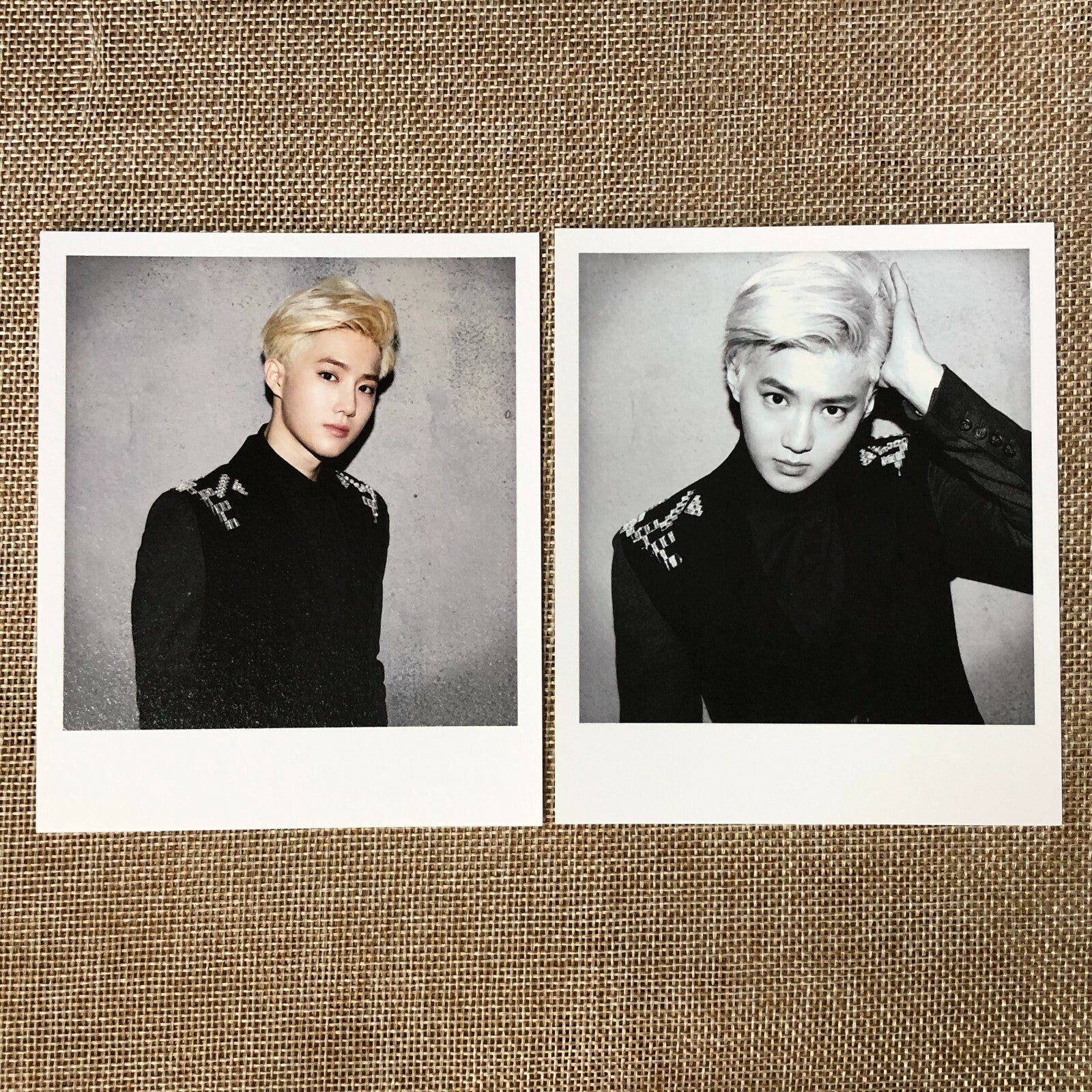 EXO SUHO [SM Official Goods] Polaroid Photocard Set of 2, Postcard / New / Gift